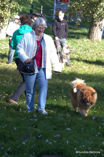 Edith Marahrens mit Bronja von der Wettloopsheide